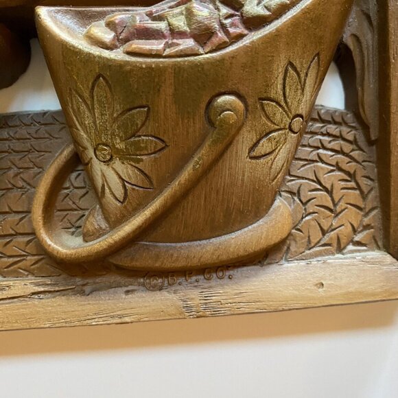 Burwood Products Co Framed Pot Belly Stove Coffee Grinder Resin Wall Hangers - Picture 2 of 8